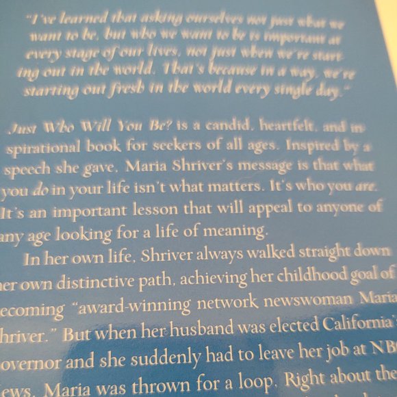 Graduation Book gift -Just Who Will You Be? - Picture 3 of 3